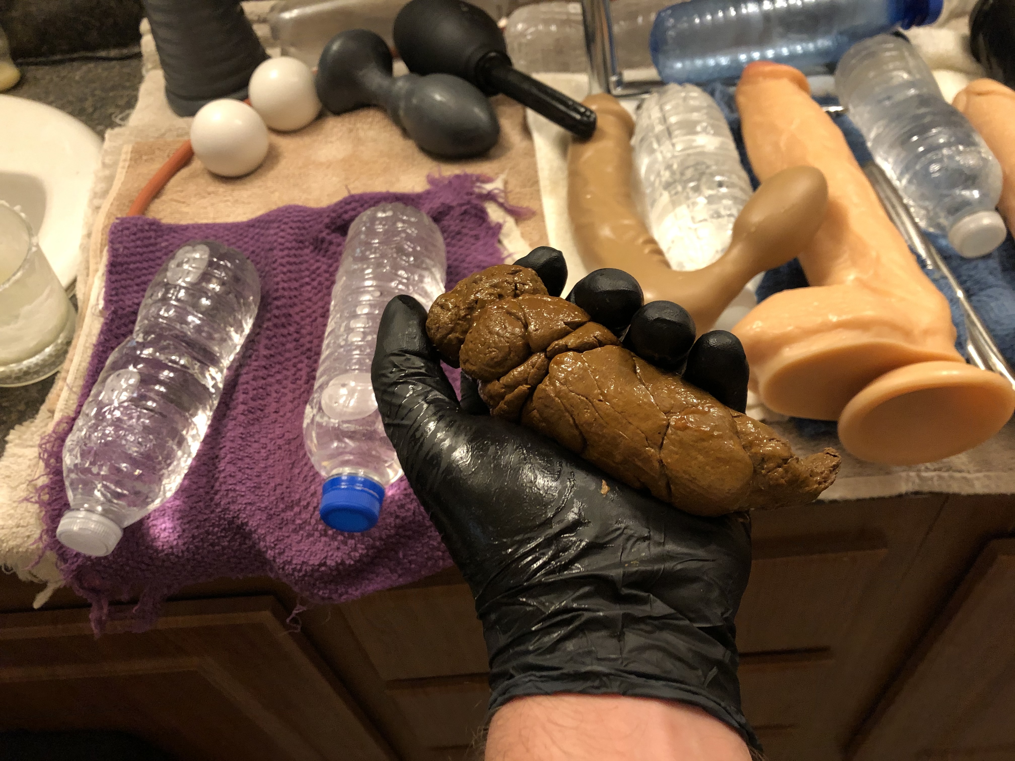 Nasty solo male scat ;) — 12