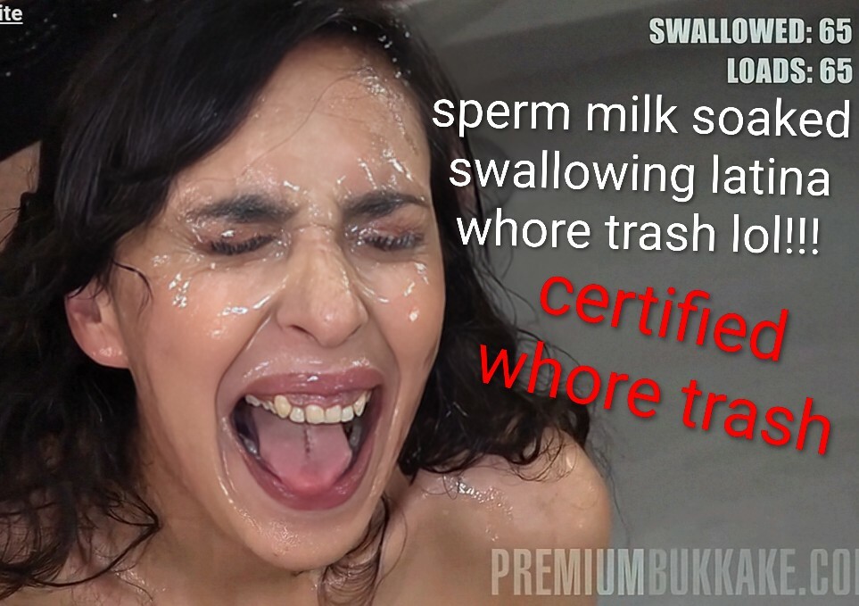 Swallowing bukkake face whore trash fuckers — 18