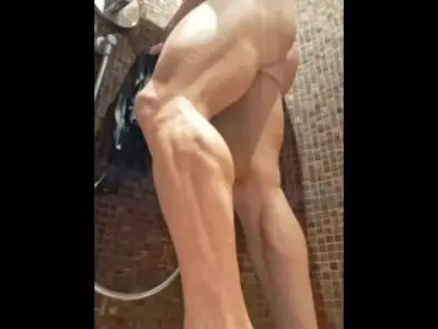 Horny Guy Jerks Massive Cock in Public Bathroom - Risky Cumshot Caught on Cam!