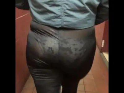 Going to store in see through leggings viable panties